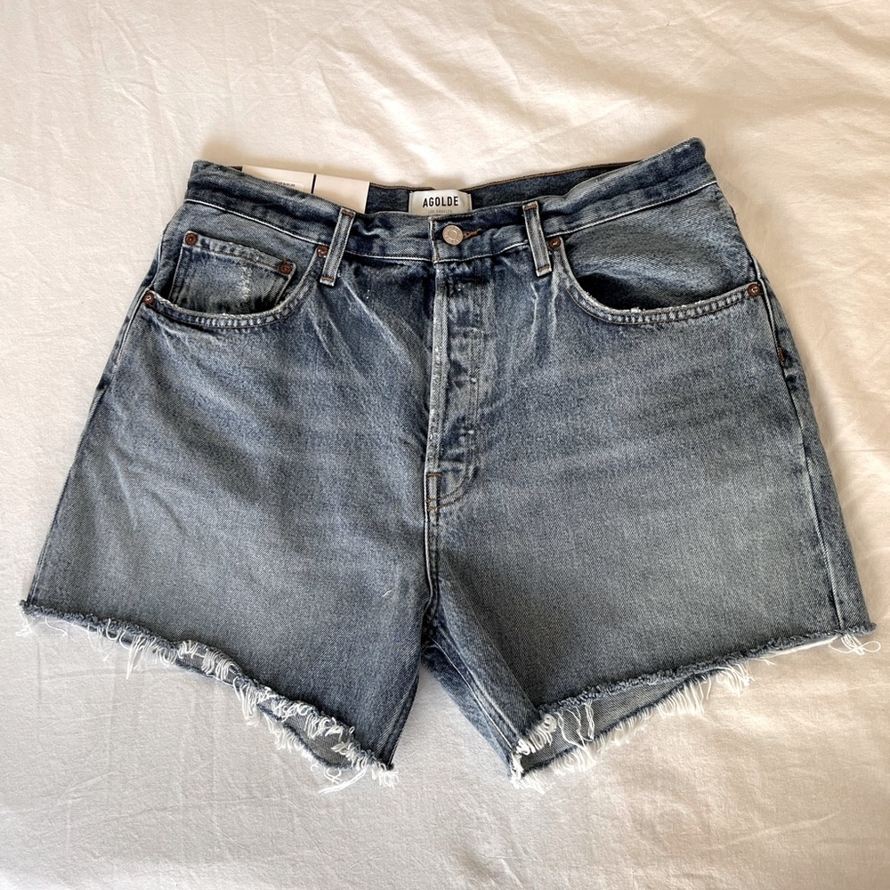 Agolde - Riley Short - High Rise Slim Leg